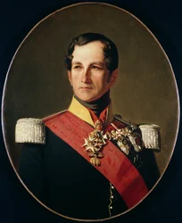 Porträt von Leopold I. (1790-1865) von Sachsen-Coburg-Gotha in der Uniform eines Kürassiers